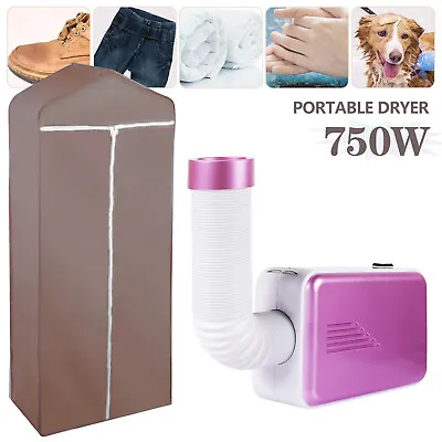 Portable Mini Electric Clothes Dryer Machine Shoes Warm Blanket Dry+Cloth Cover • $26.59