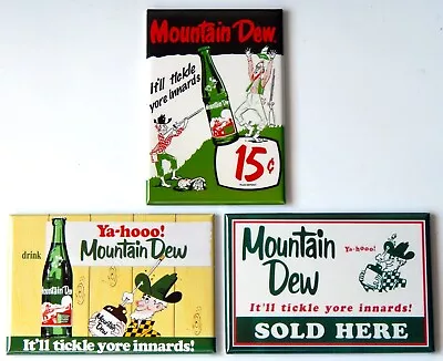 Mountain Dew FRIDGE MAGNET Set Soda Sign • $13.95