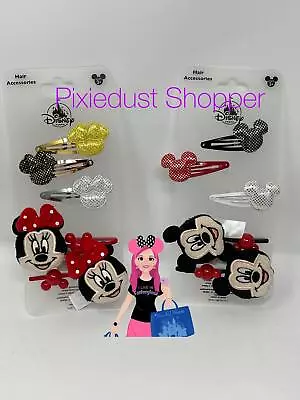 Disney Mickey Or Minnie Hair Accessories Set • $18.95