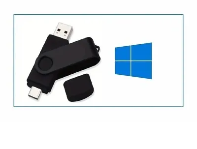 Windows 10 Install & Repair Bootable USB & USB-C Drive - All Versions Of Win10 • $27