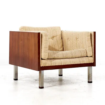 Milo Baughman Style Jydsk Mobelfabrik Mid Century Danish Rosewood Case Chair • $3347