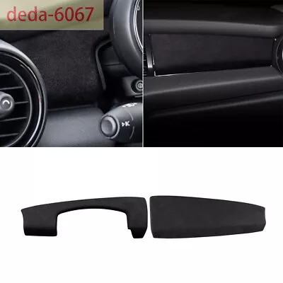 Suede Black Gray Central Control Dashboard Cover For BMW Mini Cooper F55 F56 F57 • $66.18