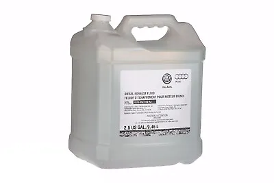 OEM VW Audi BMW Mercedes AdBlue DPF Diesel Exhaust Fluid BlueDEF 2.5 Gallon Jug • $50.36