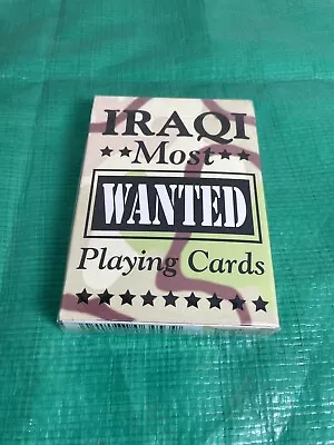Iraqi Most Wanted Playing Cards Bicycle Co. Original Sealed Deck - Desert Storm • $5