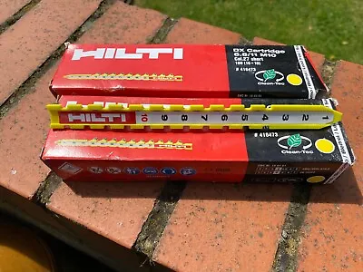 £9.99 • Buy 2 Boxes Of Genuine Yellow Hilti Shot For Dx450 Dx460