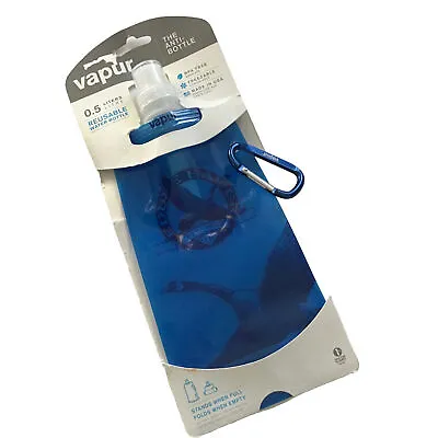 New Vapur X Eddie Bauer Anti-Bottle Water Bottle 0.5L Collapsible Foldable USA • $9.99
