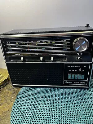 Sears Solid State Multi Band Radio AM FM  Mo. 26622490500. • $39