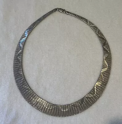 Vintage 925 Sterling Milor Made In Italy Reversible Necklace • $45