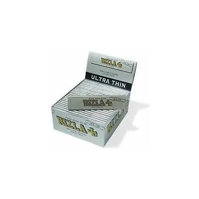 RIZLA SILVER KING SIZE CIGARETTE ROLLING PAPERS 110mm ROLL YOUR OWN KINGSIZE • £23.18