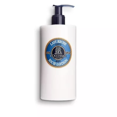 L'Occitane Shea Butter Rich Body Lotion 16.9 Oz. Jumbo NEW 15% Shea Butter • $62