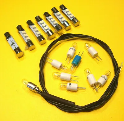 Incandescent & Bi-Pin LED Cool Blue Fuse Lamp Kit Marantz 2250 2250B 2235B 2240 • $22.95