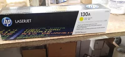 Genuine HP 130A Yellow Toner Cartridge Box Color LaserJet Pro MFP M176n • $19