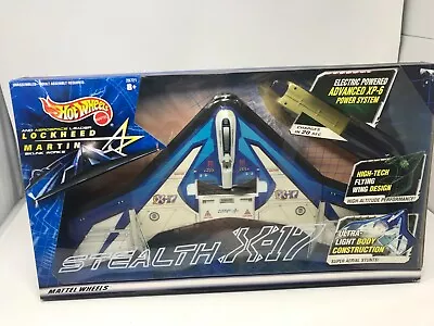 Hot Wheels  Lockheed Martin  Stealth X-17 Fighter Plane By Mattel Toys 2000 NEW • $42.47