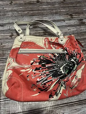 Coach Poppy # K 1182 -19029 Placed Flower Sequin Glam Tote Shoulder Bag • $104.25