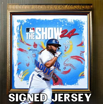 Vladimir Guerrero Jr Signed Jersey MLB The Show 2024 Cover Star • $77.69