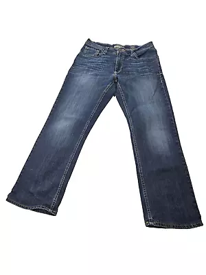 Reclaim Slim Straight Leg Jeans Men 30S 27  Inseam Blue Denim Stretch ARL618 • $35