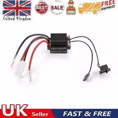 £11.09 • Buy RC Ship Boat Car Model Dual Way 6-12V Brushed Motor Speed Controller 320A ESC UK