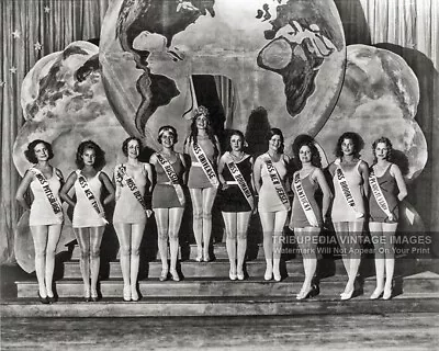 1930 Miss Universe Beauty Contest Winners Swimsuits Photograph Galveston Texas • $11.95