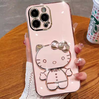$14.99 • Buy For IPhone 15 14 Pro Max 13 12 11 XS XR 8 7 Cute Hello Kitty Cat Shockproof Case