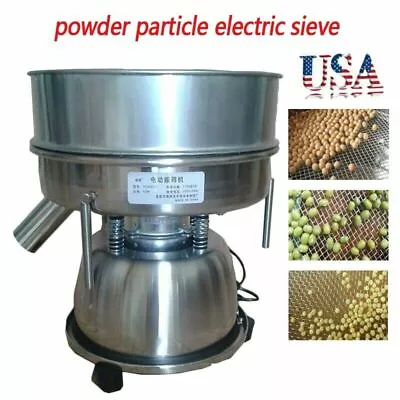 110V Electric Mechanical Sieve Shaker Vibrating Sieve Machine & 30-80mesh Sieve • $32.10