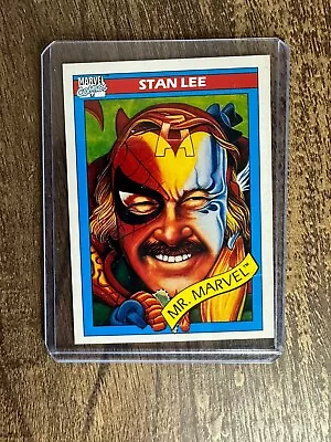 1990 Impel Marvel Universe Series 1 Stan Lee Mr. Marvel #161 Comic Book Card • $8.99