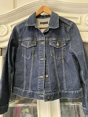 Uniqlo Denim Jacket Size M Blue Button Up 12 Ladies Women’s • $18