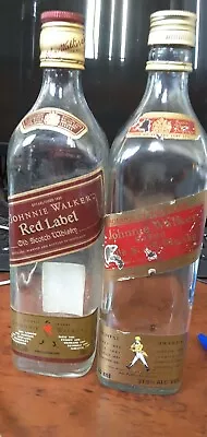 Johnnie Walker Red Label Empty Bottles  Old • $40