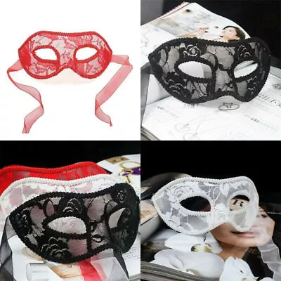 Sexy Lace Masquerade Mask Venetian Filigree Masks Ball Party Prom Fancy Dress UK • £5.95