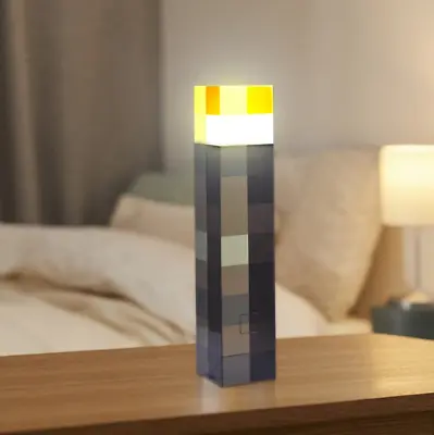 Minecraft Torch Rechargeable Portable Night Light • $26.95