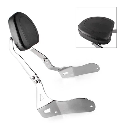 $236.58 • Buy Detachable Sissy Bar Backrest Luggage Fit Suzuki Boulevard M109R 2007-15 Chrome