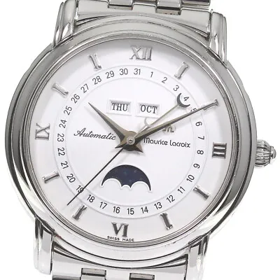 Maurice Lacroix Masterpiece 37757 Triple Calendar Automatic Men's Watch_785329 • $1371.13