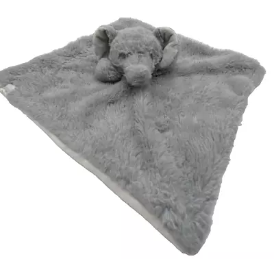 MudPie Gray Elephant Baby Infant Security Lovey Plush Animal Blanket 13  Unisex • $13.49