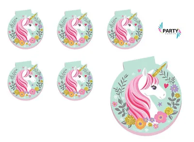 $7.70 • Buy Unicorn Party Supplies Favours NOTEPAD Pack Of 6 