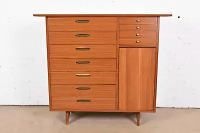 George Nakashima East Indian Laurel Wood Gentleman's Chest For Widdicomb • $15995