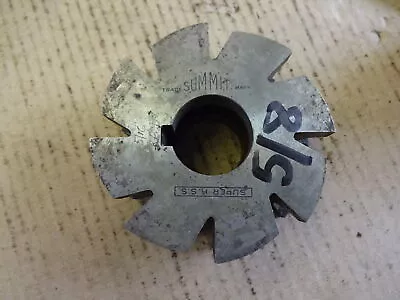 5/8  DOC Concave Horizontal Milling Cutter X 1  Bore HSS Summit • £24