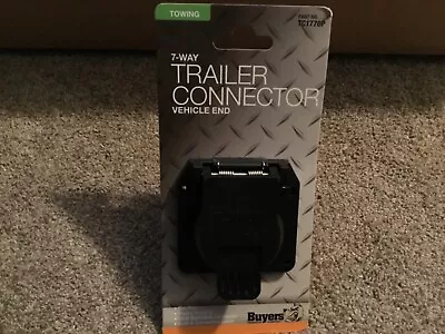 BUYERS TC1770P Towing 7-Way Trailer Connector Vehicle End 6-24 V. ~ Free Ship ~ • $7.50