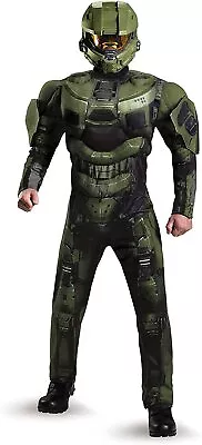 Halo Master Chief Jumpsuit Deluxe Adult Costume XX-Large 50-52 • $99.99