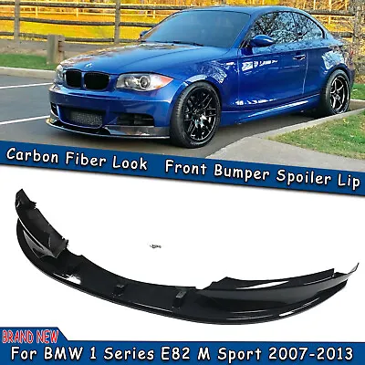 $99 • Buy For BMW 1 Series E82 128i 135i M Sport 2007-13 Front Bumper Spoiler Splitter Lip