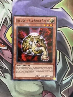 SDCR-EN017 The Light - Hex-Sealed Fusion Common 1st Edition NM Yugioh Card • £3.05