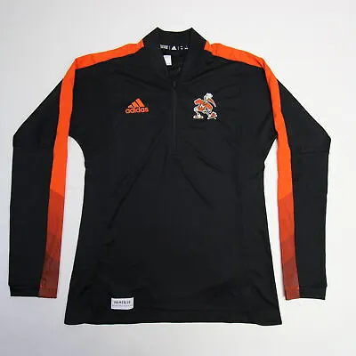 Miami Hurricanes Adidas Pullover Women's Black/Orange New • $14