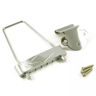 NEW Trapeze Tailpiece For Vintage Gibson® Hollow Body Guitar ES-335 - CHROME • $22.99