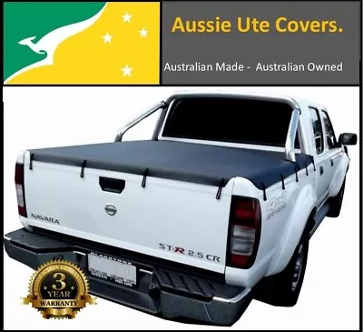 Bunji Tonneau Cover For Nissan Navara Dual Cab STR D22T Sports Bars 2009-Jun2015 • $244.50