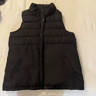 J JILL Black  DOWN QUILTED  VEST • $18