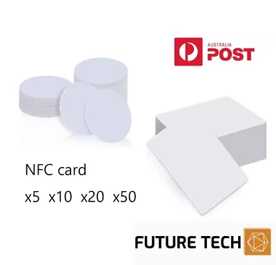 10/20/50Pcs NTAG215 NFC White Pvc Card Tag For TagMo Forum Switch Type2 Tag Chip • $14.95