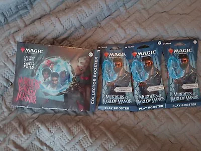 Magic The Gathering Murders At Karlov Manor  Collector Booster And 3 Packs • $28