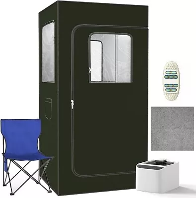 New Home Steam Sauna Box Portable Full Size Personal Sauna For Indoor Spa • $150