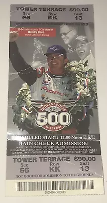 5/29/05 2005 Indianapolis INDY 500 Race Used Ticket Stub Danica Patrick Debut • $18.74