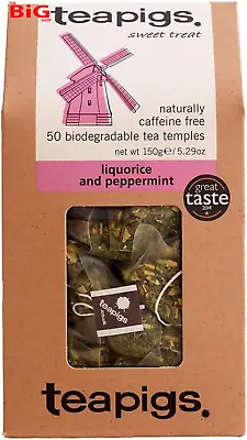 Liquorice  And  Peppermint  Tea  Made  With  Whole  Flowers ( 1  Pack  Of  50  T • £17.99