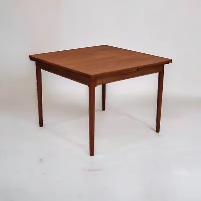 1960 Danish Design Unfolded Dining Table Teak Wood. • $670