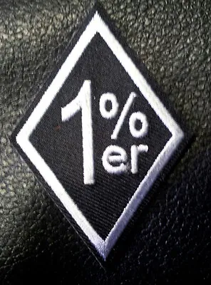 One Percenter 1%er Anarchy Outlaw 3 Inch Iron On Mc Biker Patch  • £5.78